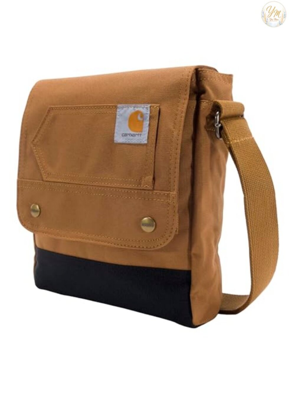 Carhartt Crossbody Snap Bag Durable 15in Laptop Sleeve Adjustable Shoulder Bag